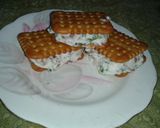 A picture of step 3 of Biscuit sandwich.