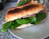 Foto del paso 2 de la receta: Sándwich de jamón y verduras