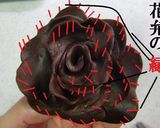 A picture of step 15 of Chocolate Decorations For Valentine's.