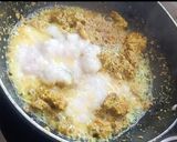 A picture of step 5 of Mutton Afghani.