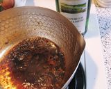 A picture of step 4 of Sea Bream Pan Fried in Butter with Balsamic Vinegar and Yuzu Pepper Sauce.