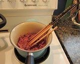 A picture of step 1 of Freezeable ★ Simple Ground Beef Simmer.