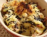 A picture of step 8 of Grilled Taro Root, Nori, Sesame Seeds and Cheese.