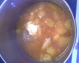 A picture of step 1 of Rice Soup.