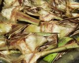 Foto del paso 4 de la receta Alcachofas con almejas en salsa verde