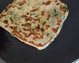 A picture of step 17 of Dhania Parantha.