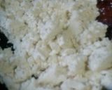 A picture of step 3 of Soboro (Crumbled) Tofu.