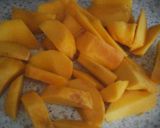 A picture of step 1 of My Peachy Delight 😉.