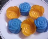 A picture of step 5 of Banana Muffins....