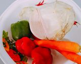 A picture of step 3 of Vegetable Rice cake #1post1hope.