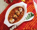 A picture of step 5 of Malai kofta (creamy kofta balls curry).
