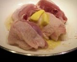 A picture of step 2 of Chicken Adobo - Filipino style.