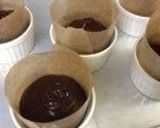 A picture of step 12 of Molten Chocolate Cake.