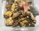 Foto del paso 8 de la receta Revuelto de setas con jamón y un ajo