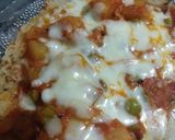 A picture of step 8 of Leftover Rice Pizza.