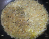Foto del paso 10 de la receta: Farfalle de limón y cúrcuma en salsa de chocolate blanco y frutos secos