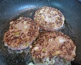 A picture of step 5 of Chinese Cabbage Hamburger Steaks in Thick Japanese Ume Plum Sauce.