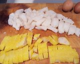 A picture of step 1 of Fish Pie.