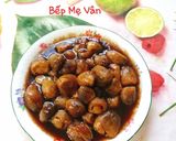 Hình bước làm 4 của món Nấm rơm kho nước tương