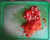 Foto del paso 3 de la receta: Pollo con verduras ⭒ ensalada, relleno, salsa, revuelto