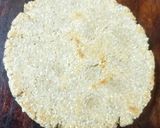 A picture of step 7 of Bhakhari (flat bread).