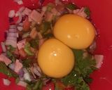A picture of step 3 of Brawn Omlette.