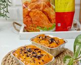 Foto langkah ke 6 dari resep Fried chicken mentai rice.