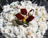 A picture of step 4 of Curd rice.