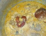 A picture of step 9 of Indian Plum Chicken Biryani.