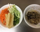 A picture of step 1 of Japanese Aburaage Roll (Miso taste).