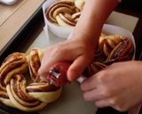A picture of step 13 of The Sweet Smell of Cinnamon Rolls (Cinnamon Swirl Bread).