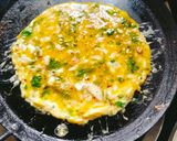 A picture of step 2 of Egg omlette (Fluffy Omelette) 😋.