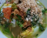 Foto langkah ke 7 dari resep Soto ayam lamongan Aseliii...bening seger plus koya krupuk udang.