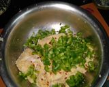 A picture of step 2 of Chickpeas Cutlets with Mixed Peppers & mild spices.