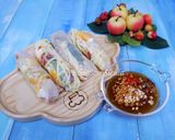 Hình bước làm 5 của món Bánh Tráng Cuốn Chấm Mắm Me