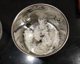 A picture of step 1 of Gobindobhog Rice Phirni.