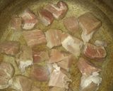A picture of step 3 of Arbic harisa.