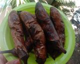 Foto langkah ke 2 dari resep Terong bakar geprek.