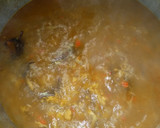 A picture of step 3 of Macaroni jallof.