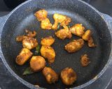 A picture of step 3 of Crispy Taro fry / cheppakizhangu fry.