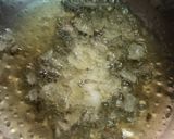 A picture of step 2 of Nagpur style Sauji chicken curry.