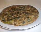 Foto del paso 9 de la receta: Tortilla de espinacas y alcachofas