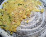 A picture of step 3 of Masala dosa.