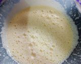 A picture of step 6 of Ombre cake(without oven).