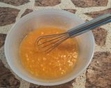 Foto del paso 2 de la receta: Muffins húmedos de mangos y mandarina veganos 🍊🥭🥕