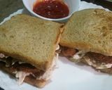 A picture of step 3 of Chicken sandwich.