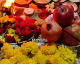 A picture of step 8 of Janmashtami Special Panchamrut.