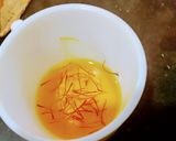 A picture of step 1 of Coconut Peda.