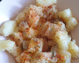 A picture of step 4 of Cassava#themechallenge.