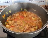 Foto del paso 8 de la receta: Conejo en salsa de chocolate con champiñones 🔥🔥🔥🔥